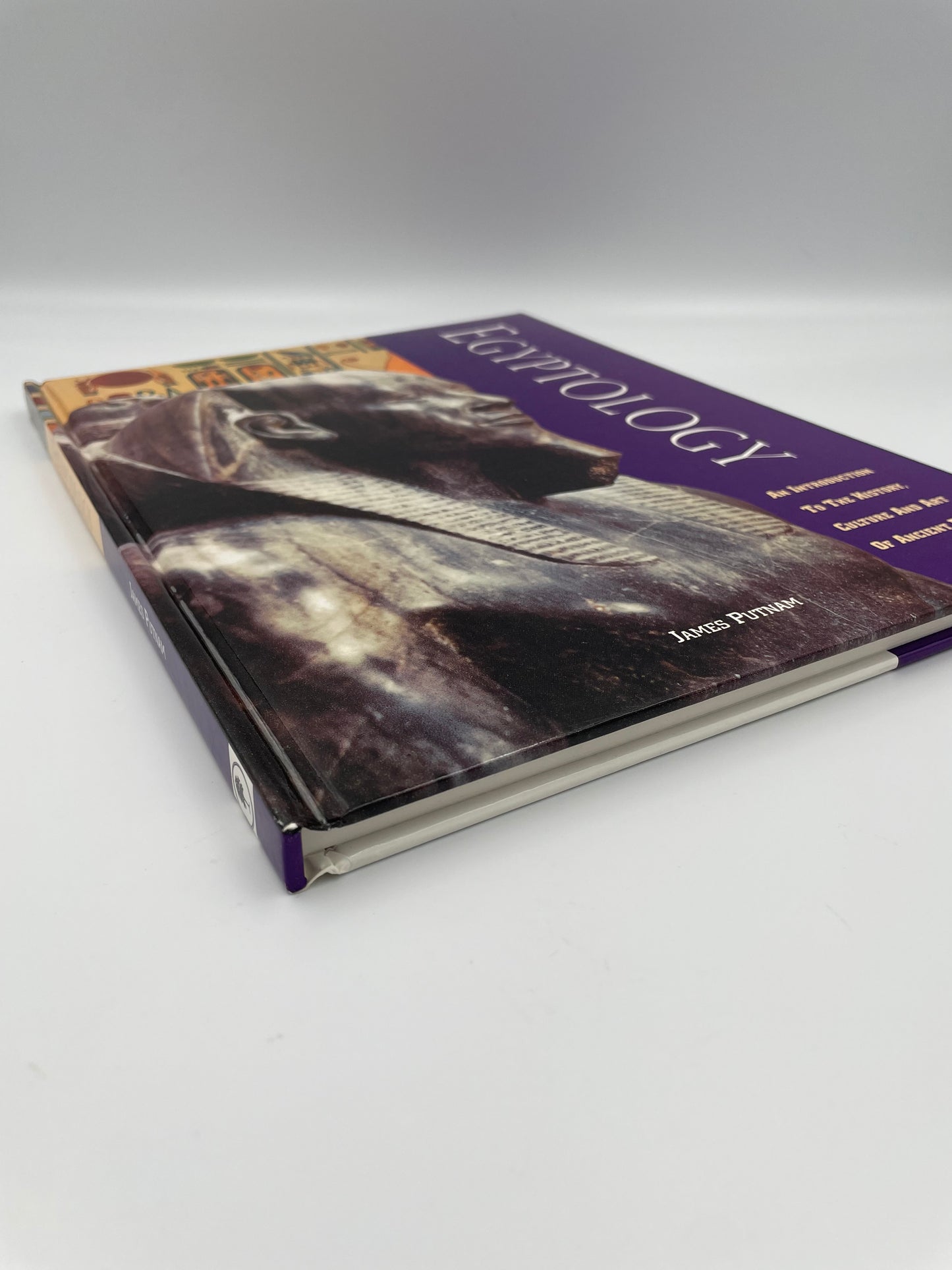 Book page edges view of ‘Egyptology: An Introduction to the History, Culture, and Art of Ancient Egypt’ by James Putnam.