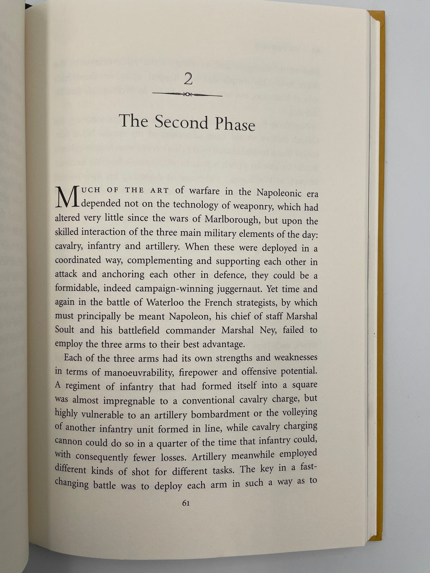 Chapter 2 page from 'Waterloo' by Andrew Roberts .