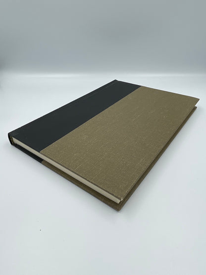 Elegant book cover made of 1/4 leatherette and cloth of Rabelais (Gargantua and Pantagruel) 