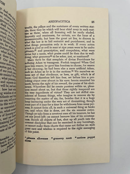 Areopagitica and of Education by Milton