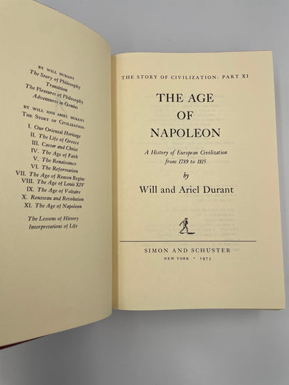 Title page of "The Age of Napoleon (1789 to 1815)"