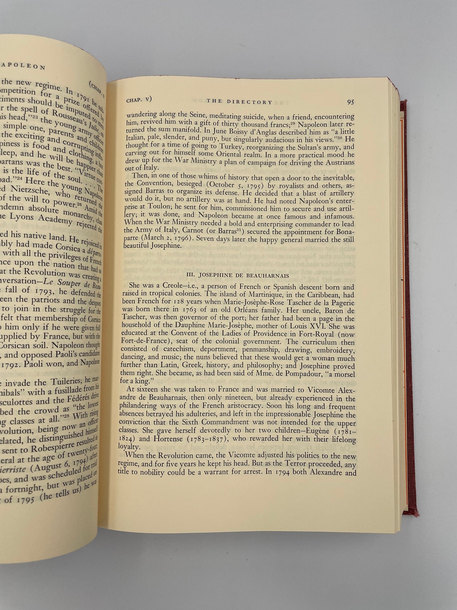 random page from "The Age of Napoleon (1789 to 1815)"